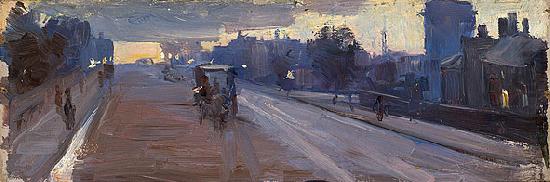 Hoddle Street to Junction, Arthur streeton